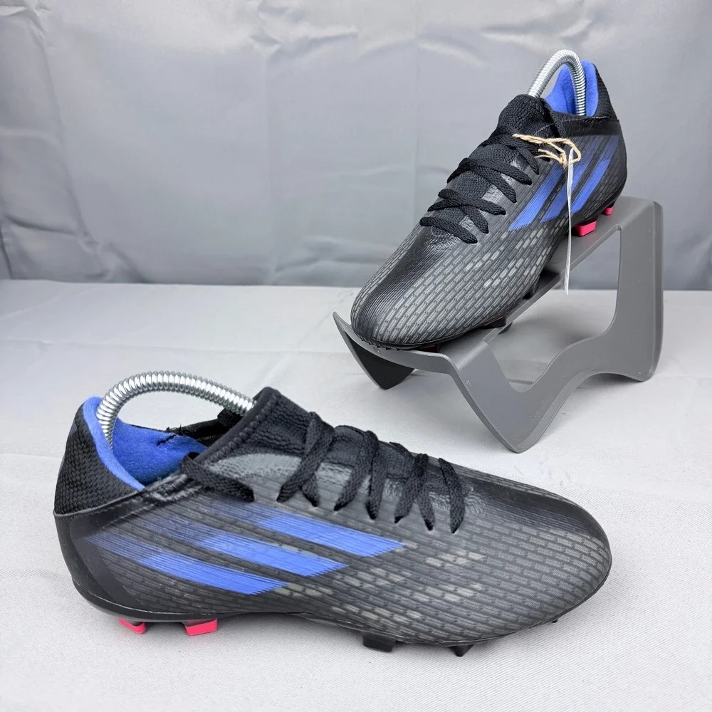 Adidas X Speedflow.3 FG Mens Soccer Cleats Black Blue Pink FY3296 Size 6 NEW